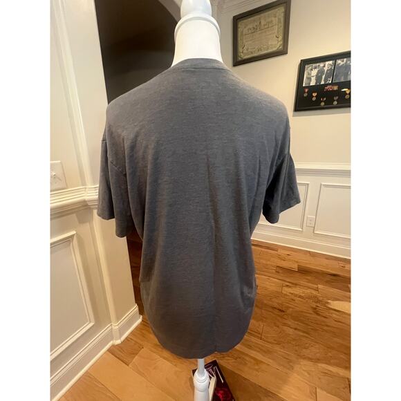 THE NORTH FACE WOMENS BLACK AND GRAY LOGO TEE SIZE MEDIUM - Picture 3 of 4